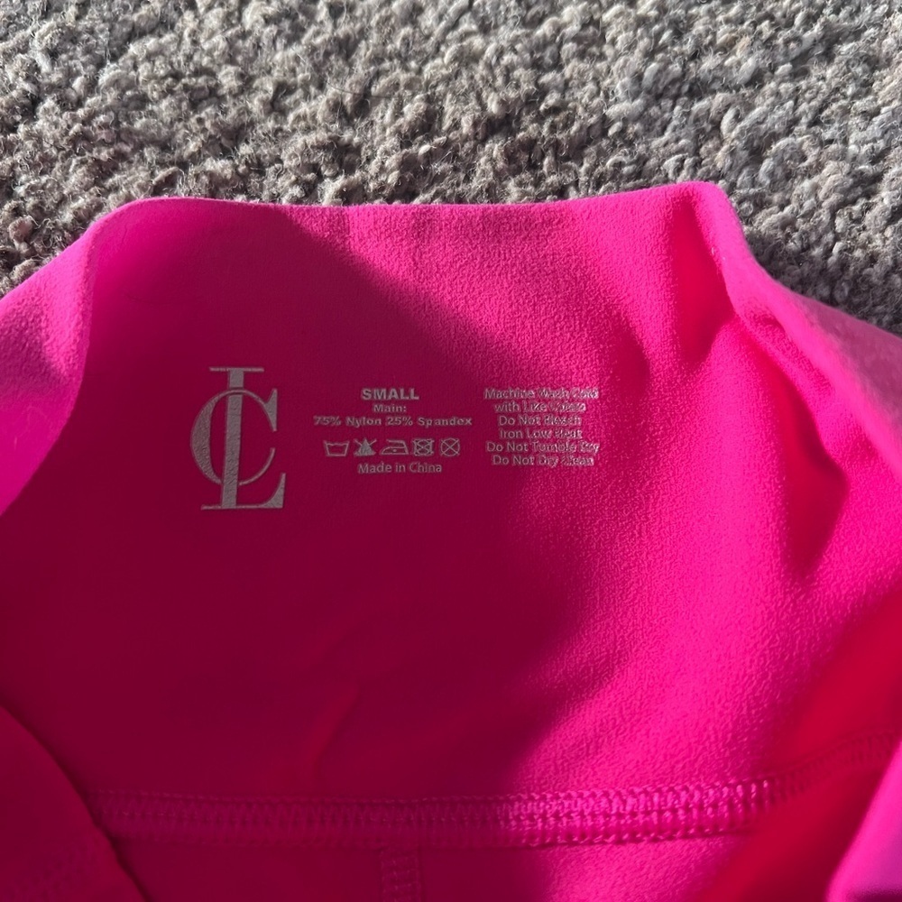 Cara Loren Pink Biker Shorts - Picture 2 of 3